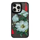 For iPhone 14 Pro Max Skin Feel Matte TPU+PC Shockproof Phone Case(Camellia) - 1
