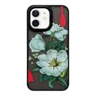 For iPhone 12 Skin Feel Matte TPU+PC Shockproof Phone Case(Camellia) - 1