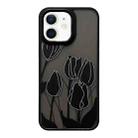 For iPhone 11 Skin Feel Matte TPU+PC Shockproof Phone Case(Tulip) - 1