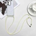 For iPhone 11 MagSafe Magnetic PC + TPU Phone Case with Lanyard(Creamy White) - 1