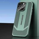 For iPhone 15 Pro Max Ice Sense Heat Dissipation Electroplating Frosted Phone Case(Light Green) - 1