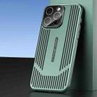 For iPhone 15 Pro Ice Sense Heat Dissipation Electroplating Frosted Phone Case(Light Green) - 1