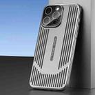 For iPhone 14 Pro Ice Sense Heat Dissipation Electroplating Frosted Phone Case(Grey) - 1