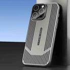 For iPhone 16 Pro Ice Sense Heat Dissipation Electroplating Frosted Phone Case(Grey) - 1