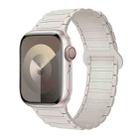 For Apple Watch SE 2023 40mm I-Shaped Magnetic Silicone Watch Band(Starlight) - 1