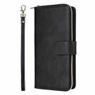 For Xiaomi Redmi Note 13 Pro 5G Global 9 Card Slots Zipper Wallet Bag Leather Phone Case(Black) - 2