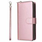 For Redmi Note 11 Pro Global 9 Card Slots Zipper Wallet Bag Leather Phone Case(Rose Gold) - 2