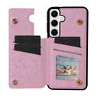 For Samsung Galaxy S25 5G Printed Double Buckle RFID Anti-theft Phone Case(Blossoming Flowers) - 2