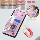 For Samsung Galaxy S25 Edge 5G Printed Double Buckle RFID Anti-theft Phone Case(Pastoral Rose) - 3
