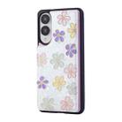 For Samsung Galaxy S25 Edge 5G Printed Double Buckle RFID Anti-theft Phone Case(Blossoming Flowers) - 2