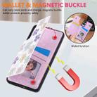 For Samsung Galaxy S25 Edge 5G Printed Double Buckle RFID Anti-theft Phone Case(Blossoming Flowers) - 3