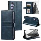 For Samsung Galaxy A25 5G Simple 6-Card Wallet Leather Phone Case(Navy Blue) - 1