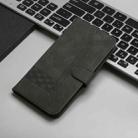For ZTE Blade A34 Cubic Skin Feel Flip Leather Phone Case(Black) - 2
