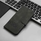 For Sharp Aquos R9 Pro Cubic Skin Feel Flip Leather Phone Case(Black) - 2