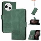 For Sharp Aquos Sense9 Cubic Skin Feel Flip Leather Phone Case(Green) - 1