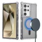 For Samsung Galaxy S24 Ultra Dreamland MagSafe Magnetic 3 in 1 TPU + PC Phone Case(Transparent Black) - 1