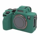 For Sony ILCE7RM5 / A7R5 Litchi Texture Soft Silicone Protective Case(Green) - 1