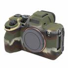 For Sony ILCE7RM5 / A7R5 Litchi Texture Soft Silicone Protective Case(Camouflage) - 1