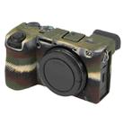 For Sony ILCE-6700 / A6700 Litchi Texture Soft Silicone Protective Case(Camouflage) - 1