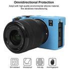 For Sony ILCE-7CM2 / A7C II / A7CR Litchi Texture Soft Silicone Protective Case(Blue) - 3