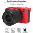 For Sony ILCE-7CM2 / A7C II / A7CR Litchi Texture Soft Silicone Protective Case(Red) - 3