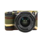 For Sony ILCE-7CM2 / A7C II / A7CR Litchi Texture Soft Silicone Protective Case(Camouflage) - 1