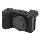For Sony ILCE-6700 / A6700 Glossy Soft Silicone Protective Case(Black) - 1