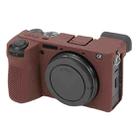 For Sony ILCE-6700 / A6700 Glossy Soft Silicone Protective Case(Coffee) - 1