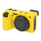 For Sony ILCE-6700 / A6700 Glossy Soft Silicone Protective Case(Yellow) - 1