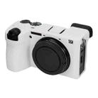 For Sony ILCE-6700 / A6700 Glossy Soft Silicone Protective Case(White) - 1