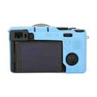 For Sony ILCE-7CM2 / A7C II / A7CR Glossy Soft Silicone Protective Case(Blue) - 2