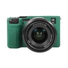 For Sony ILCE-7CM2 / A7C II / A7CR Glossy Soft Silicone Protective Case(Green) - 1