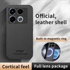 For Infinix Note 40 HUIYI Leather Magnetic Phone Case(White) - 2