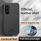 For Infinix Hot 50 Pro 4G HUIYI Leather Magnetic Phone Case(Blue) - 2