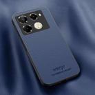 For Infinix Note 40 Pro 5G HUIYI Leather Magnetic Phone Case(Blue) - 1