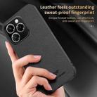 For Infinix Note 40X 5G HUIYI Leather Magnetic Phone Case(Grey) - 3