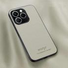 For Infinix Note 40X 5G HUIYI Leather Magnetic Phone Case(White) - 1