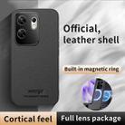 For Infinix Zero 30 4G HUIYI Leather Magnetic Phone Case(Grey) - 2