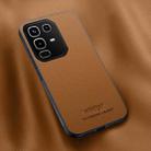For Infinix Note 50 / 50 Pro 4G HUIYI Leather Magnetic Phone Case(Brown) - 1