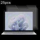 For Microsoft Surface Laptop 6 13.5 25pcs 9H 0.3mm Explosion-proof Tempered Glass Film - 1