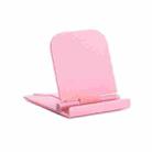 Portable Foldable Cell Phone Holder Creative Mini Desktop Stand(Pink) - 1