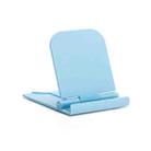 Portable Foldable Cell Phone Holder Creative Mini Desktop Stand(Blue) - 1