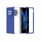 For vivo X Fold3 Skin Feel PC Full Coverage Shockproof Phone Case(Dark Blue) - 1