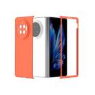 For vivo X Fold3 Skin Feel PC Full Coverage Shockproof Phone Case(Orange) - 1
