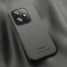 For Redmi 13 4G / Xiaomi Poco M6 4G HUIYI Leather Magnetic Phone Case(Grey) - 1