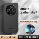 For Redmi 14C 4G HUIYI Leather Magnetic Phone Case(Brown) - 2