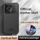 For Redmi K70 Ultra HUIYI Leather Magnetic Phone Case(Brown) - 2