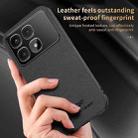 For Redmi K70 Ultra HUIYI Leather Magnetic Phone Case(Brown) - 3