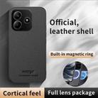 For Redmi Note 14 5G HUIYI Leather Magnetic Phone Case(Blue) - 2