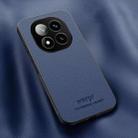For Redmi Note 14 Pro+ 5G HUIYI Leather Magnetic Phone Case(Blue) - 1